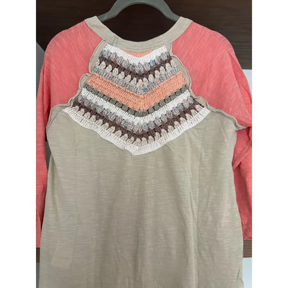 Free People Spring Bound Long Sleeve in Swaying Palm Combo